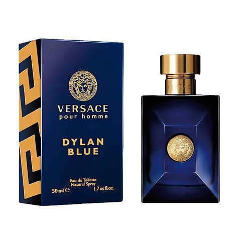 Versace men's cologne blue bottle